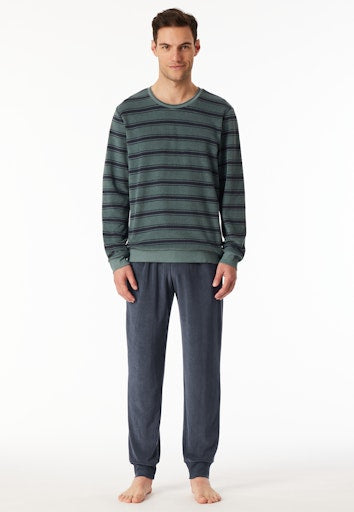 Pyjama's groen SCHIESSER