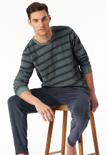 Pyjama's groen SCHIESSER