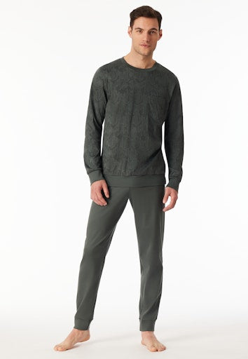 Pyjama's groen SCHIESSER