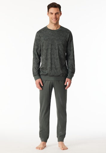 Pyjama's groen SCHIESSER