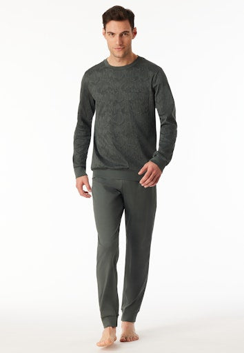 Pyjama's groen SCHIESSER