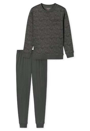 Pyjama's groen SCHIESSER