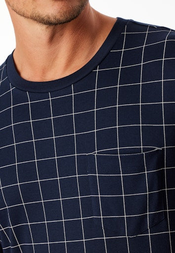 Pyjama's blauw SCHIESSER