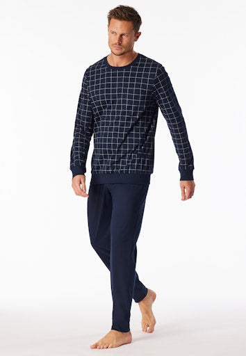 Pyjama's blauw SCHIESSER