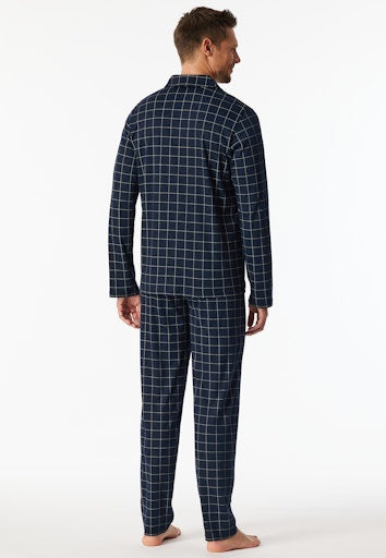 Pyjama's blauw SCHIESSER