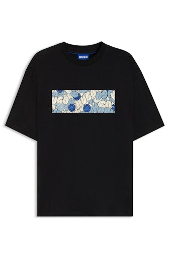 T-shirts korte mouw zwart HUGO BLUE