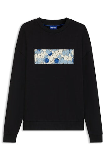 Pulls zwart HUGO BLUE