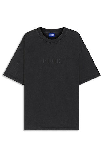 T-shirts korte mouw zwart HUGO BLUE