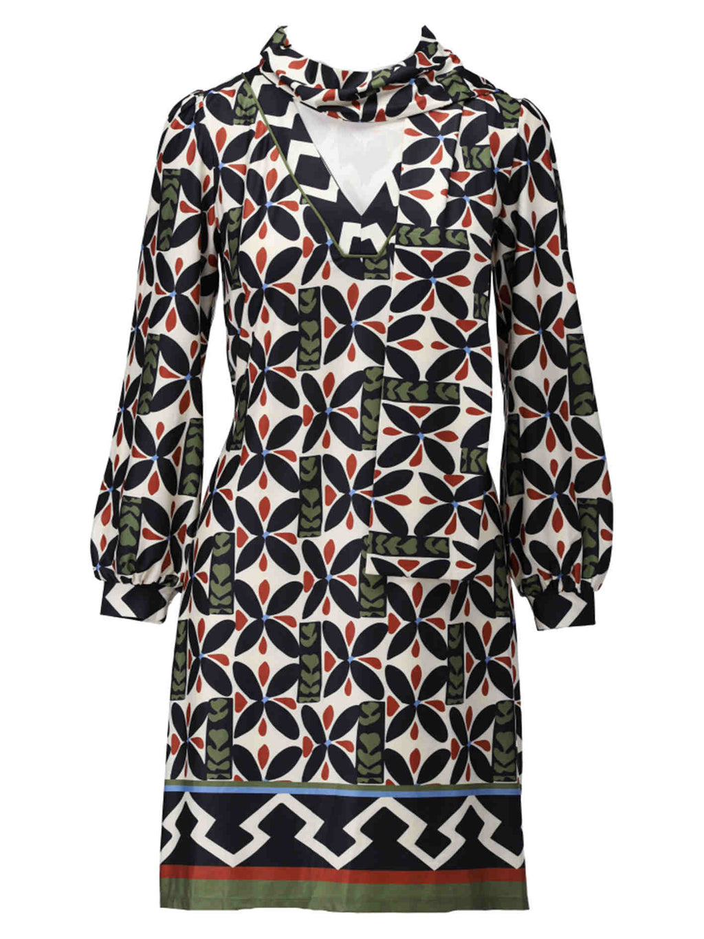 Jurken lange mouw multicolor K[DESIGN]