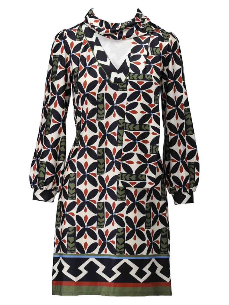 Jurken lange mouw multicolor K[DESIGN]