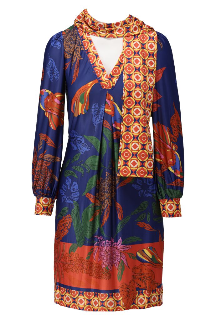 Jurken lange mouw multicolor K[DESIGN]