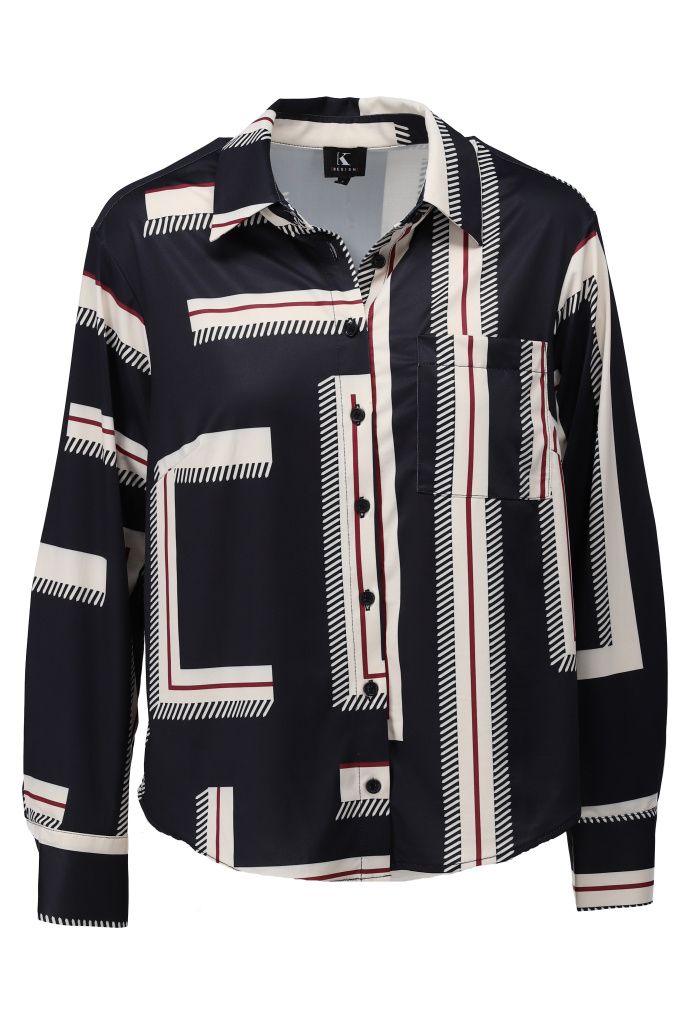 Blouses lange mouw multicolor K[DESIGN]