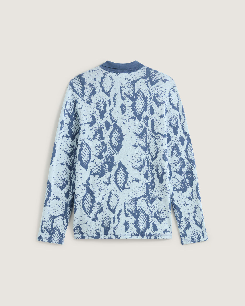 Polo's lange mouw blauw Vans