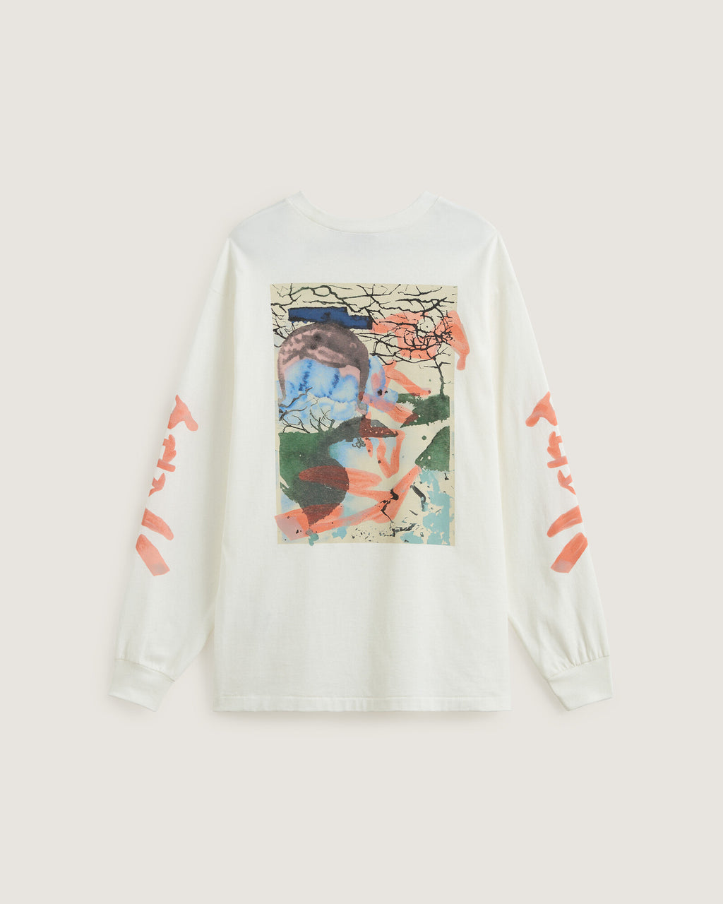 T-shirts lange mouw wit Vans