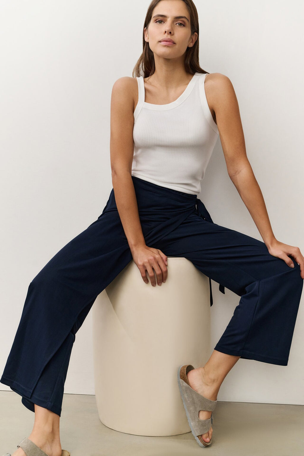 Broeken navy YAYA