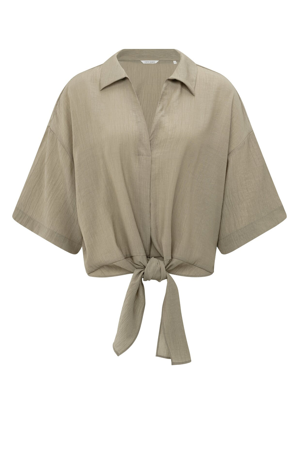 Blouses korte mouw bruin YAYA