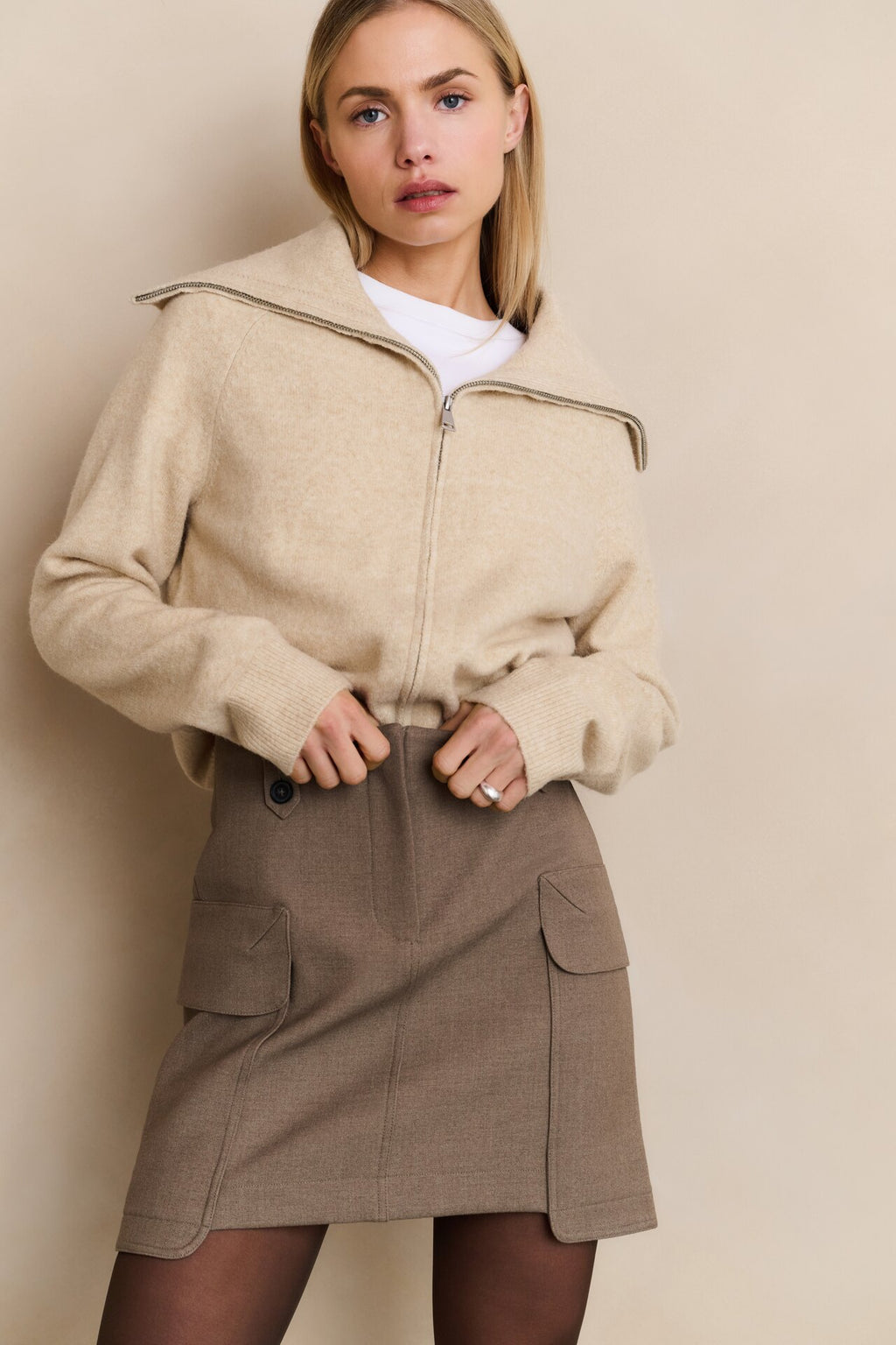 Cardigans beige YAYA