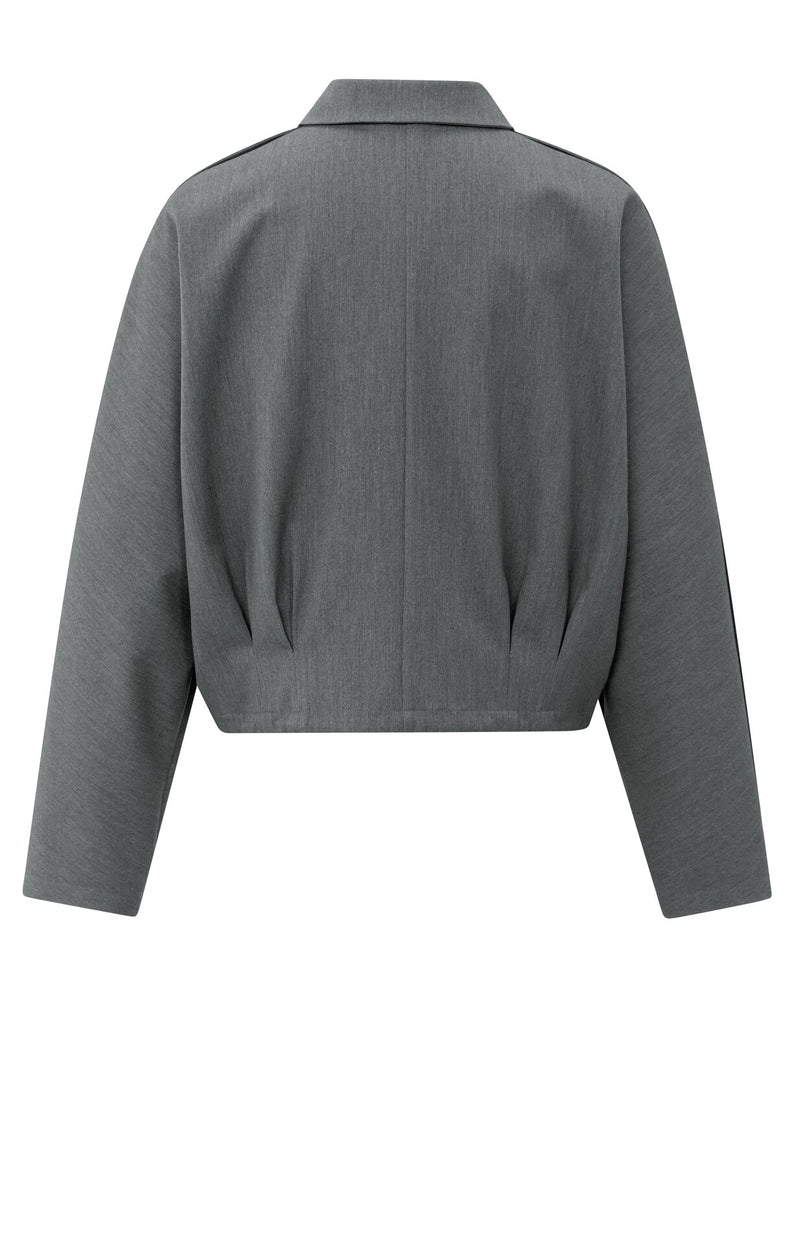 Blouses lange mouw grijs YAYA