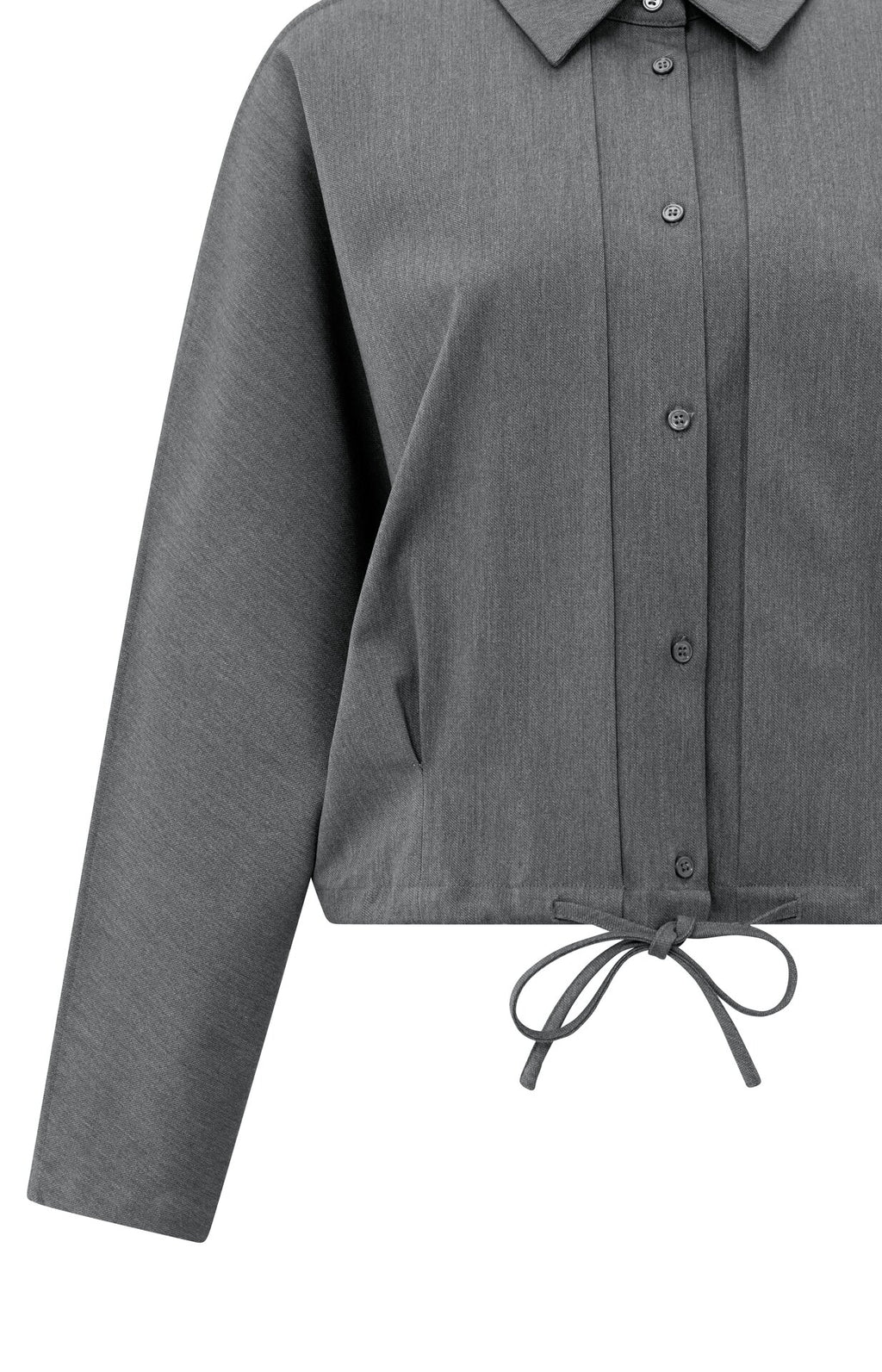 Blouses lange mouw grijs YAYA