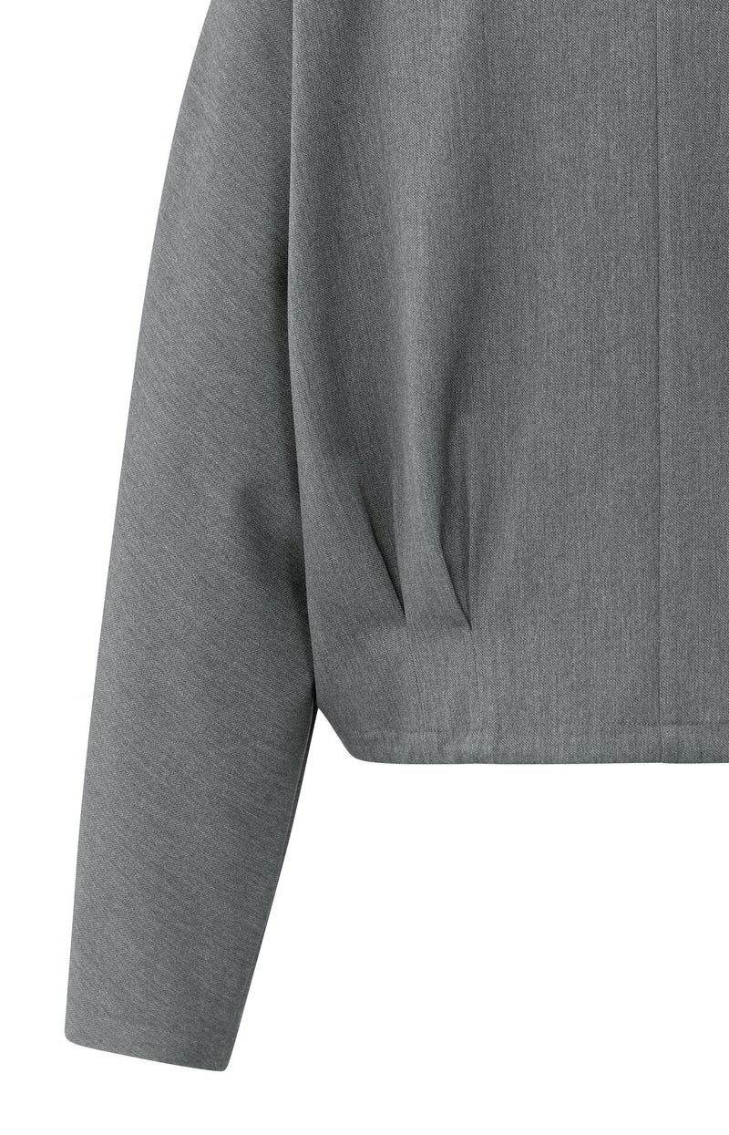 Blouses lange mouw grijs YAYA