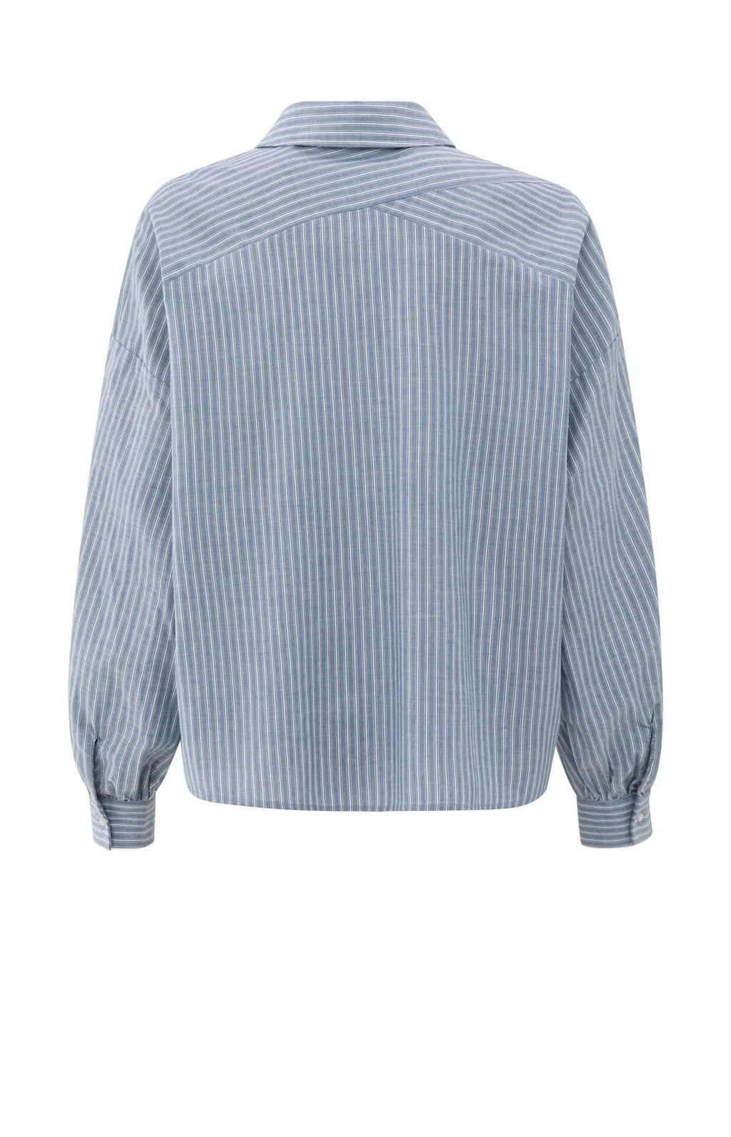 Blouses lange mouw blauw YAYA