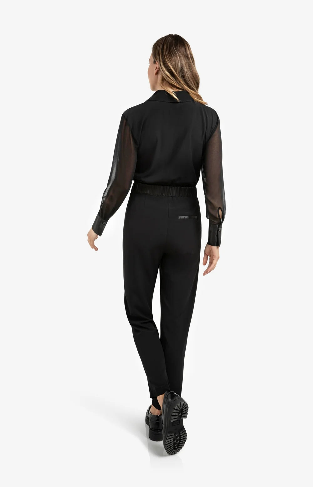 Jumpsuit zwart YAYA