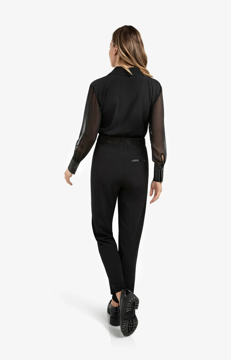 Jumpsuit zwart YAYA