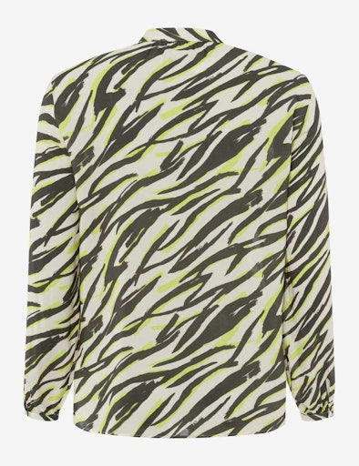 Blouses lange mouw groen BRAX