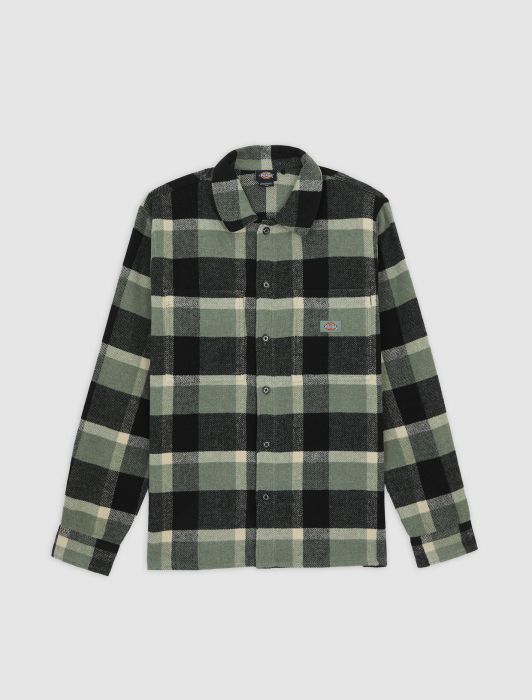 Hemden lange mouw groen Dickies