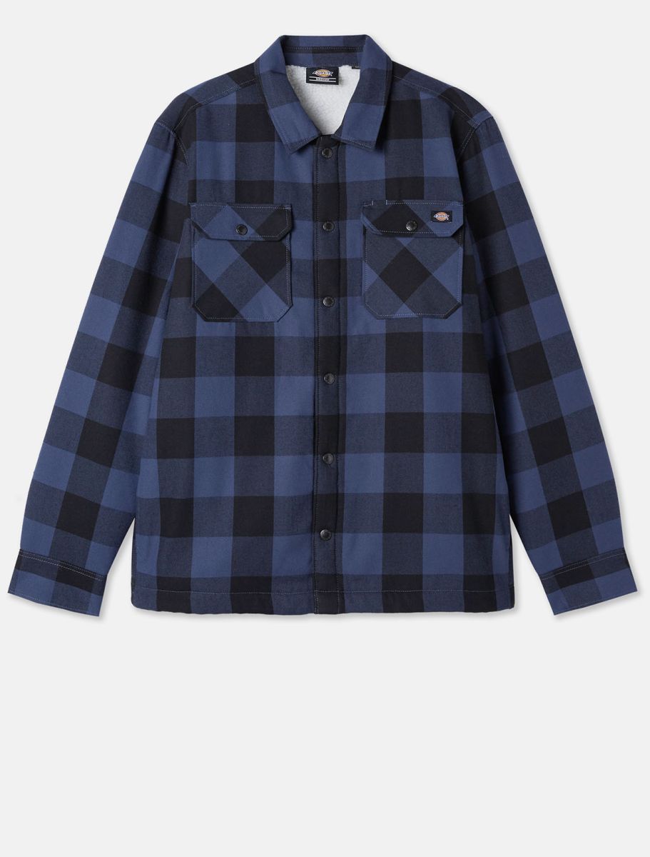 Hemden lange mouw navy Dickies