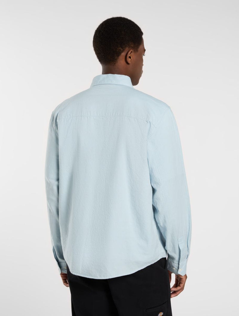 Hemden lange mouw blauw Dickies