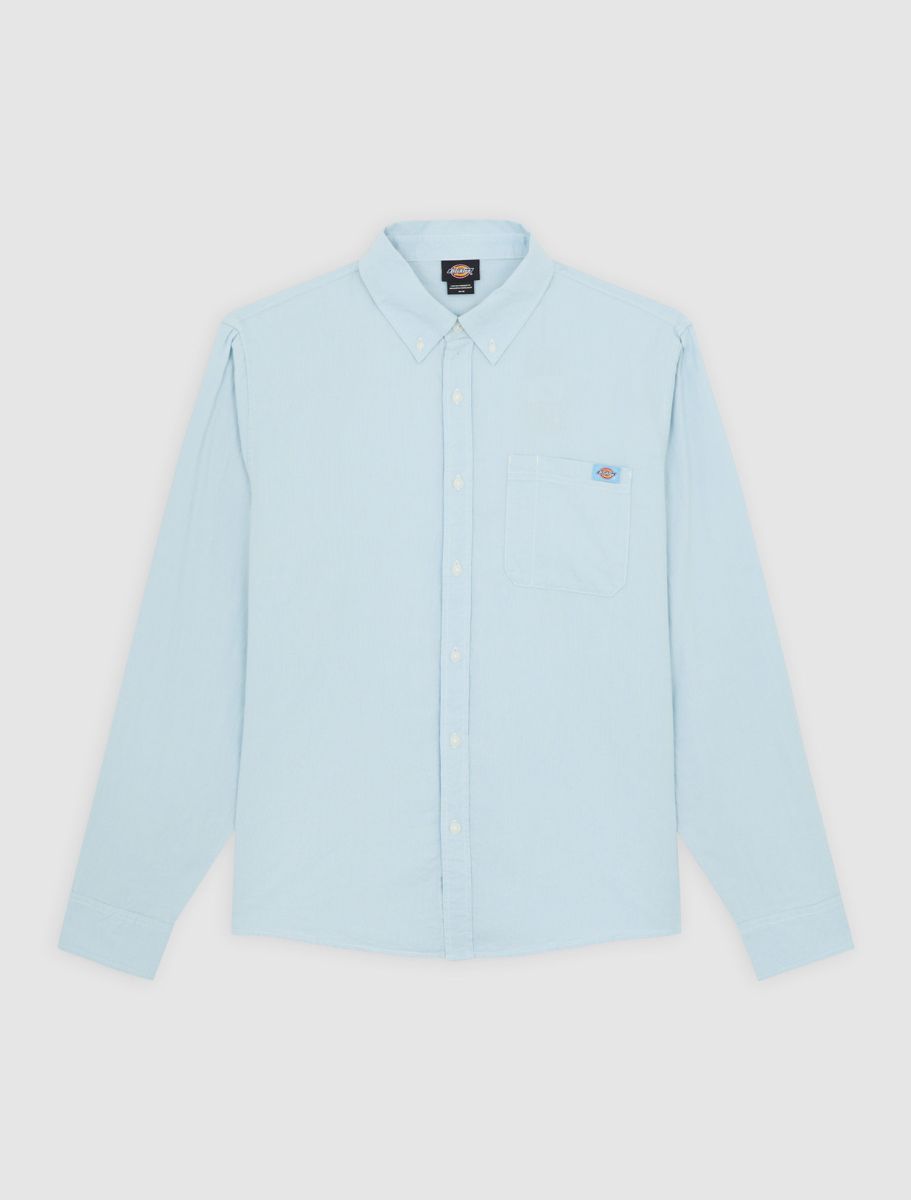 Hemden lange mouw blauw Dickies