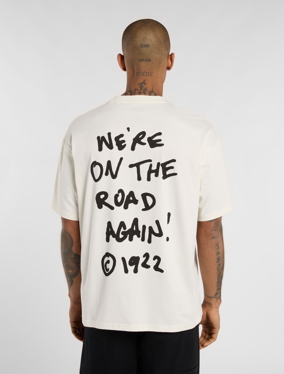 T-shirts korte mouw beige Dickies