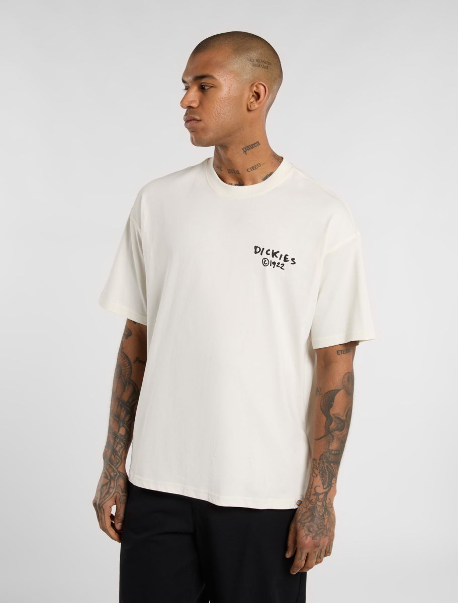 T-shirts korte mouw beige Dickies