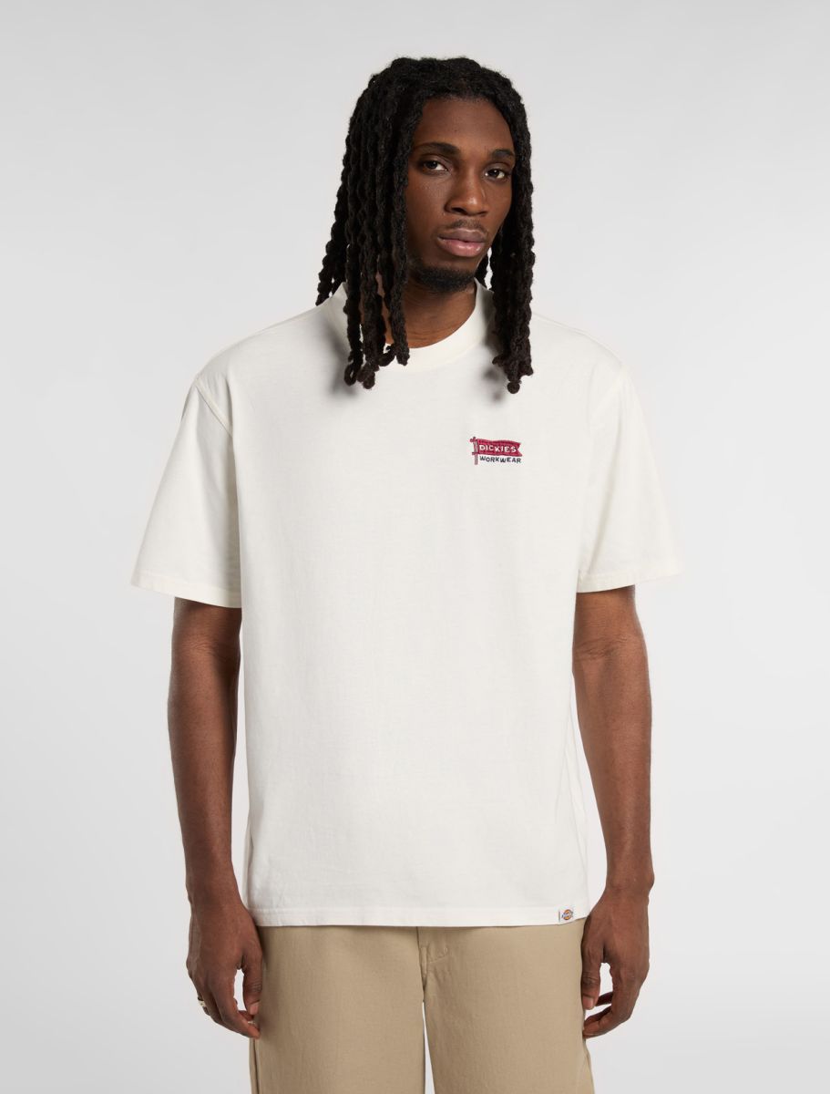 T-shirts korte mouw beige Dickies