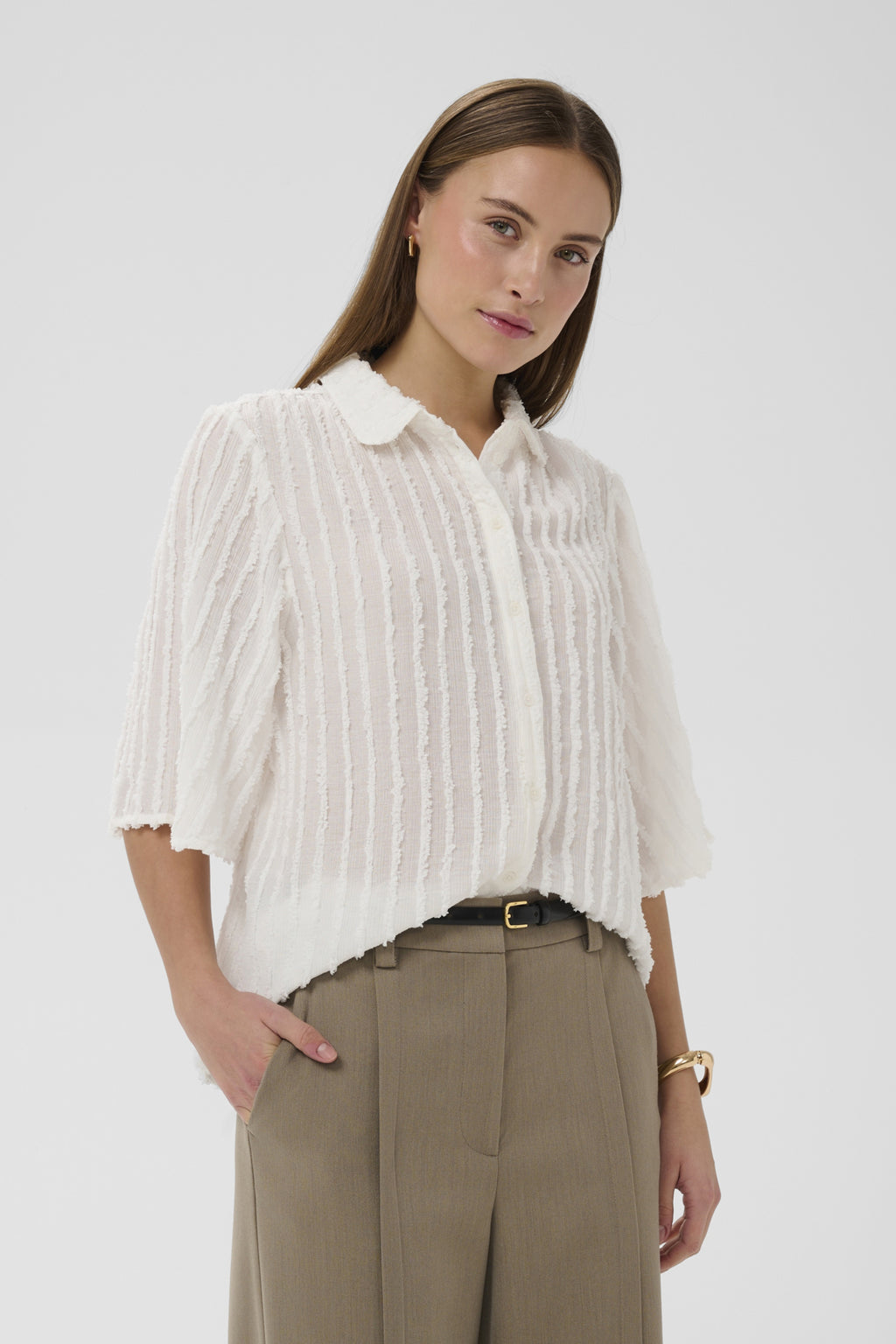 Blouses korte mouw wit Soaked In Luxury