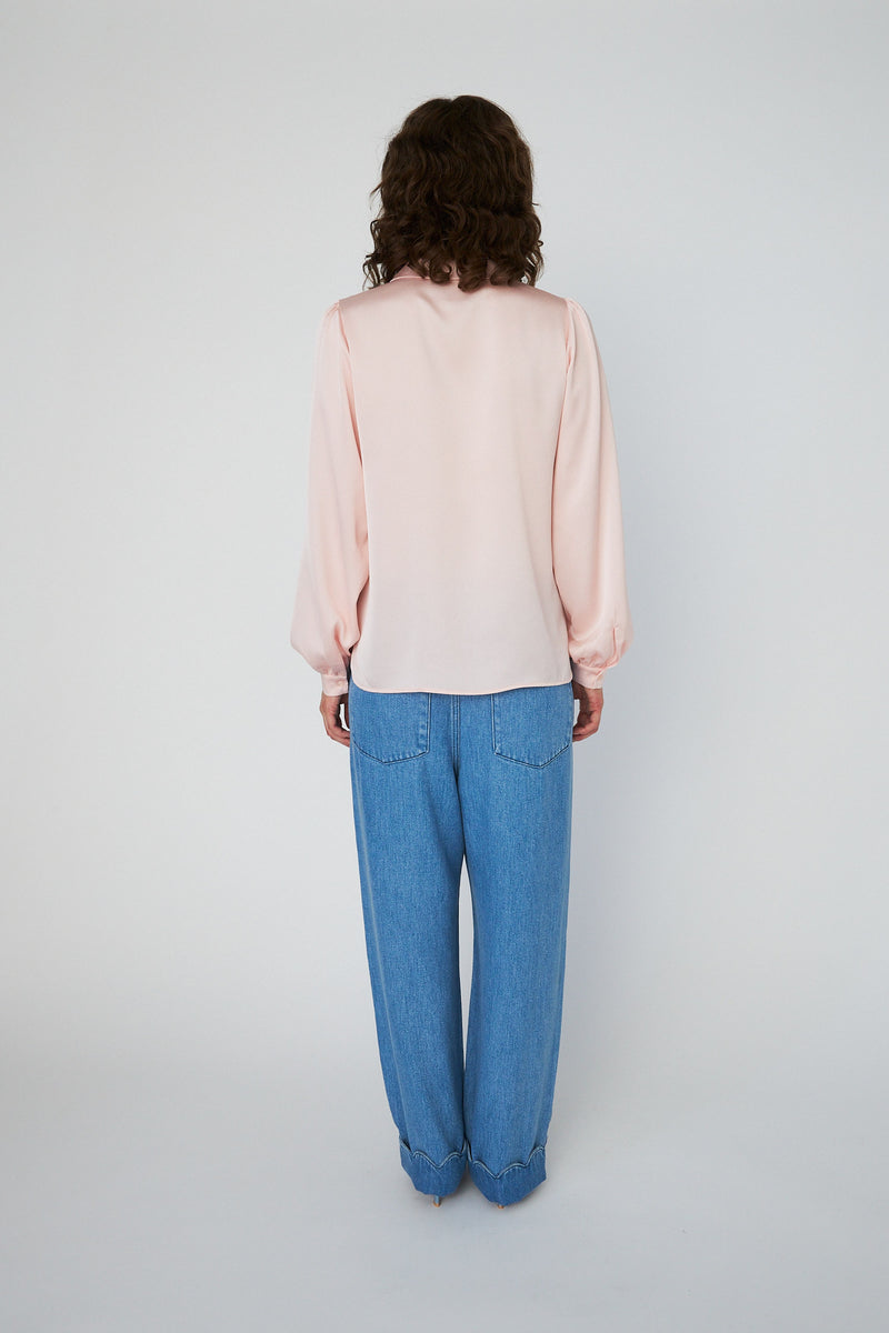 Blouses lange mouw roze STELLA NOVA