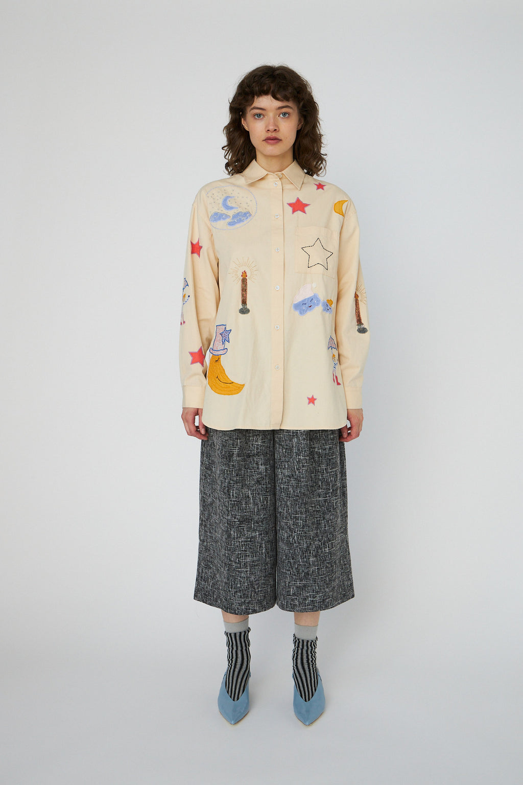 Blouses lange mouw geel STELLA NOVA