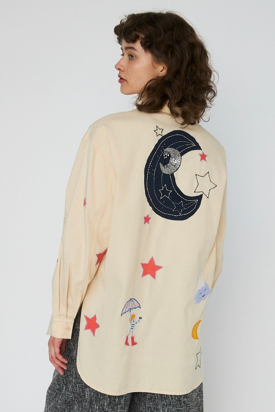 Blouses lange mouw geel STELLA NOVA