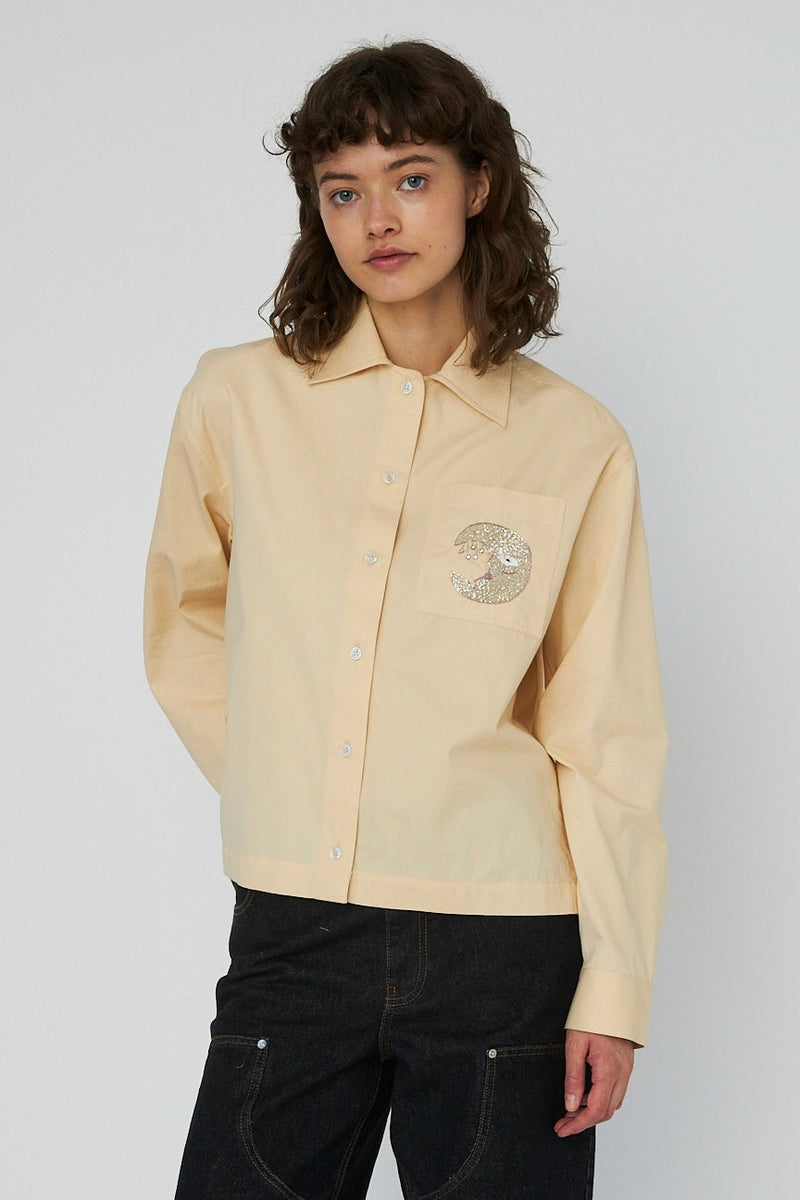 Blouses lange mouw geel STELLA NOVA