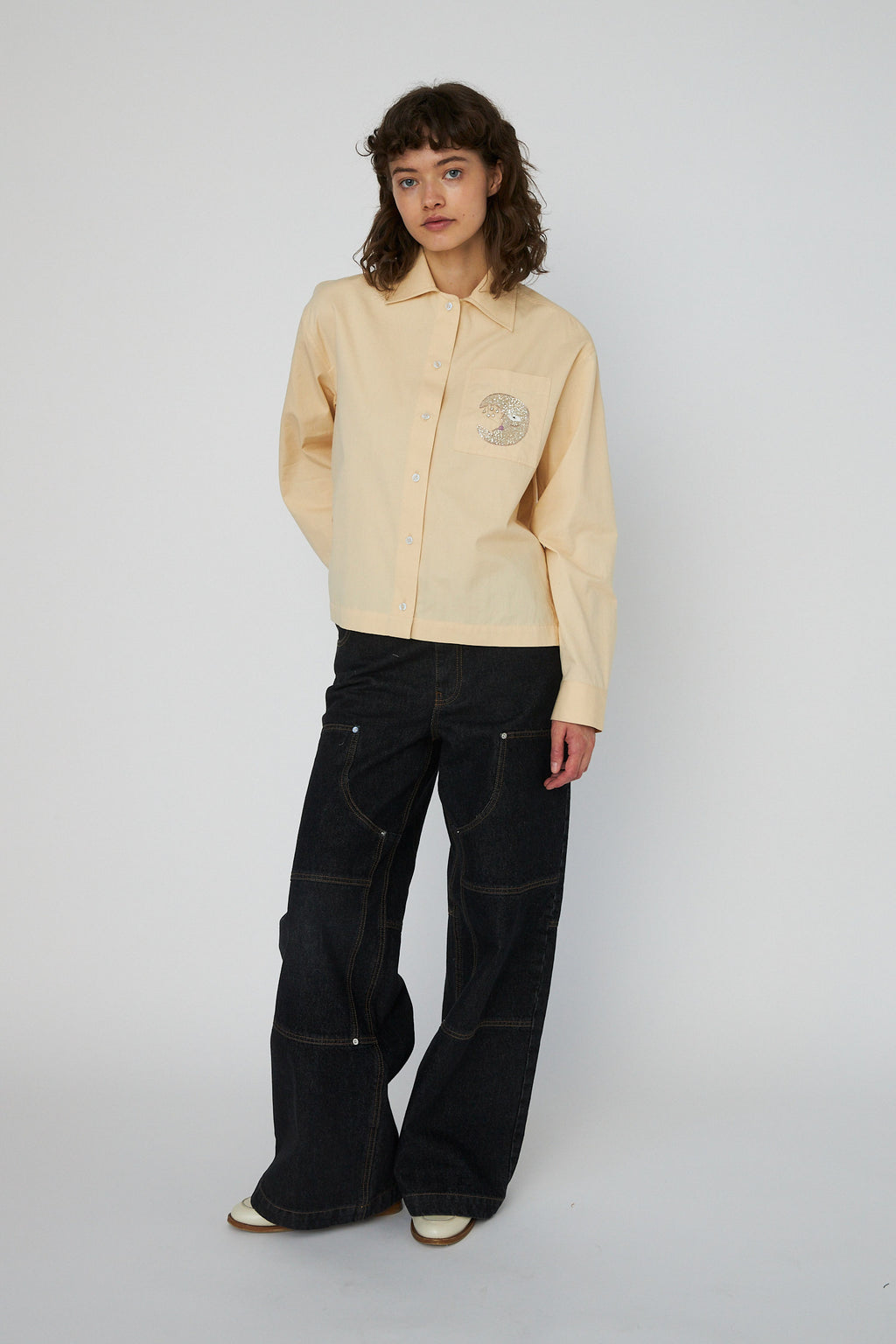 Blouses lange mouw geel STELLA NOVA