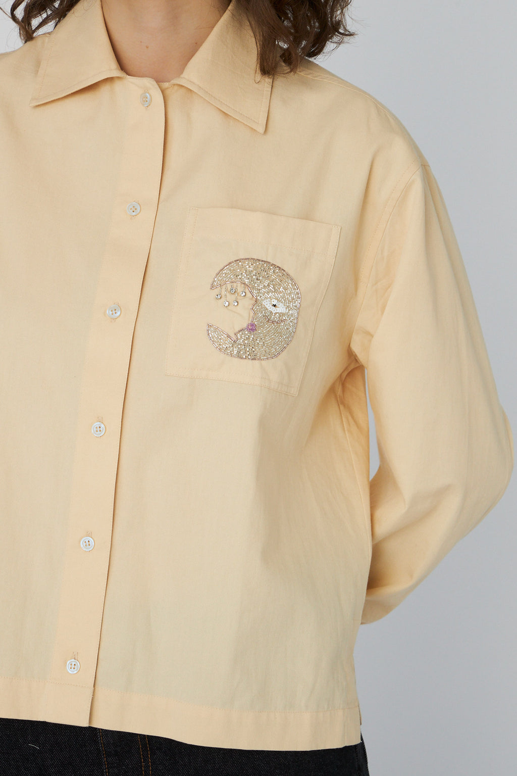 Blouses lange mouw geel STELLA NOVA