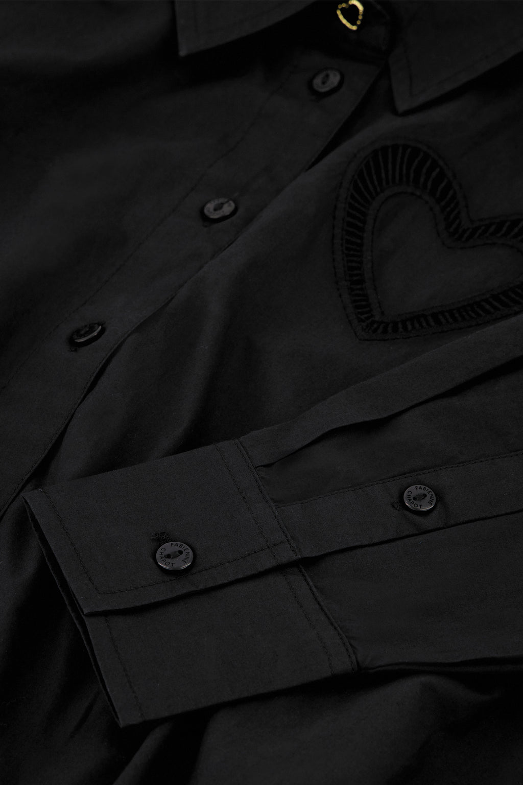 Blouses lange mouw zwart Fabienne Chapot