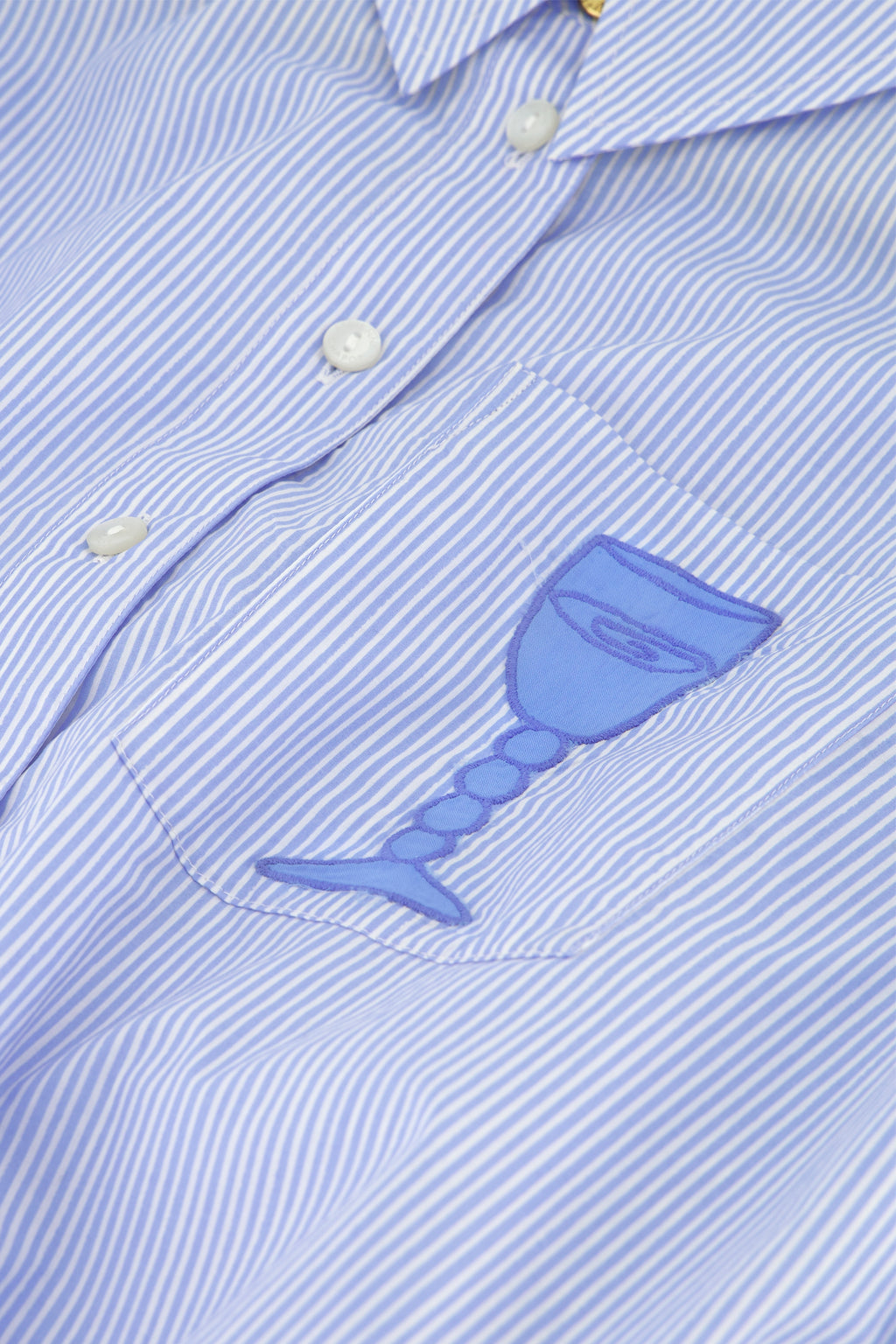 Blouses lange mouw blauw Fabienne Chapot