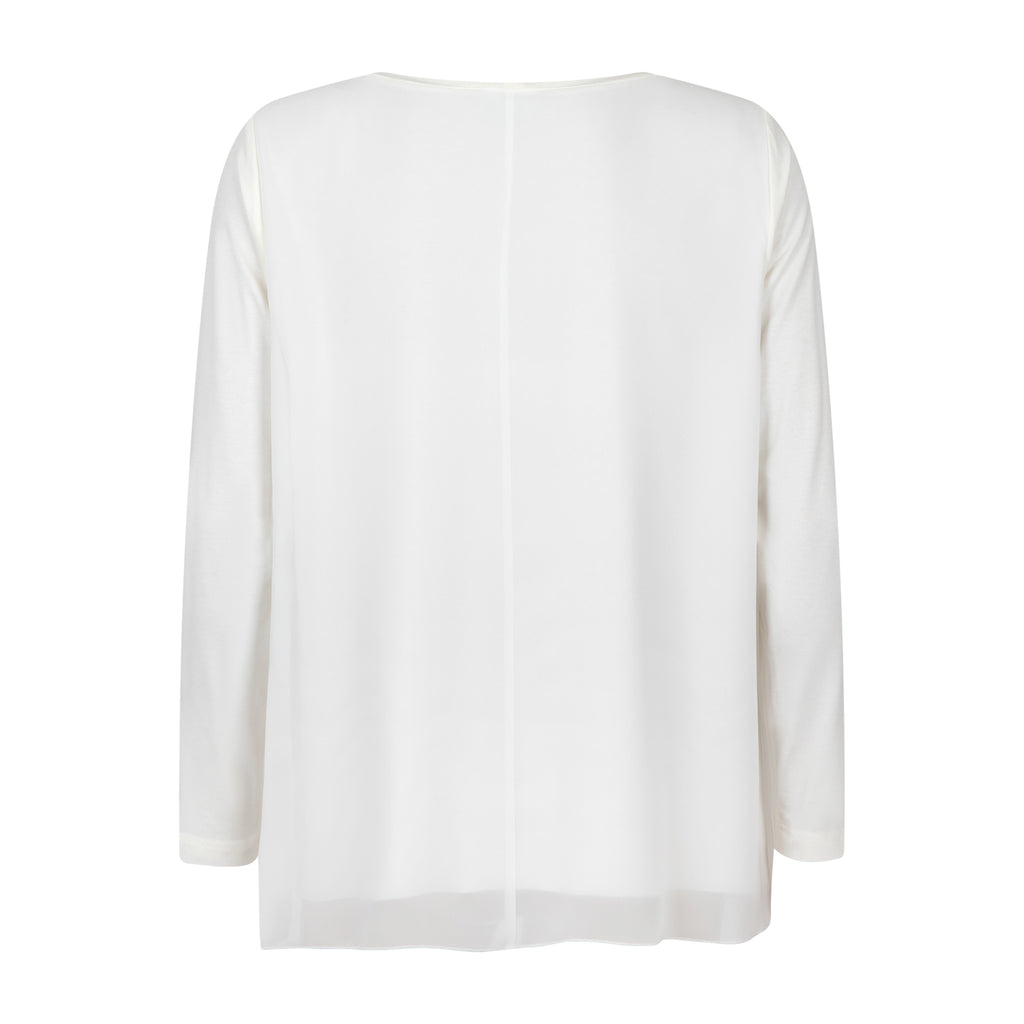 T-shirts lange mouw wit Verpass