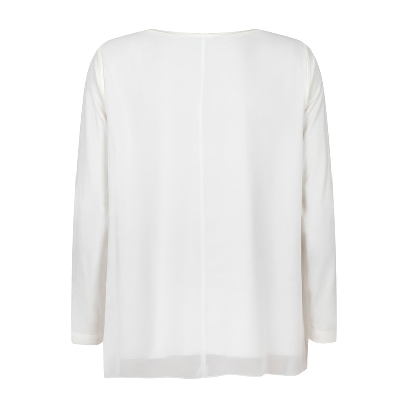 T-shirts lange mouw wit Verpass