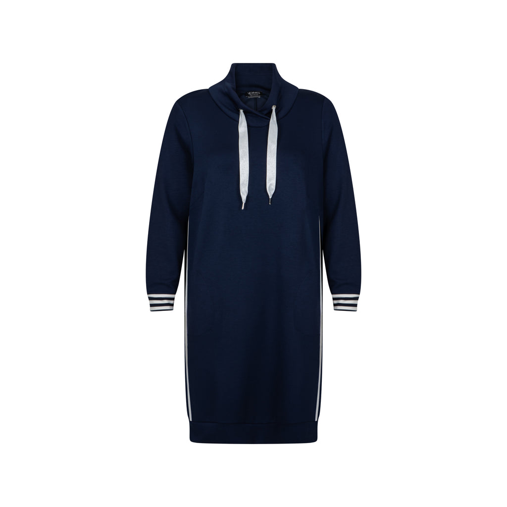 Jurken lange mouw navy Verpass