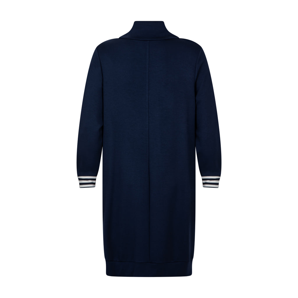 Jurken lange mouw navy Verpass