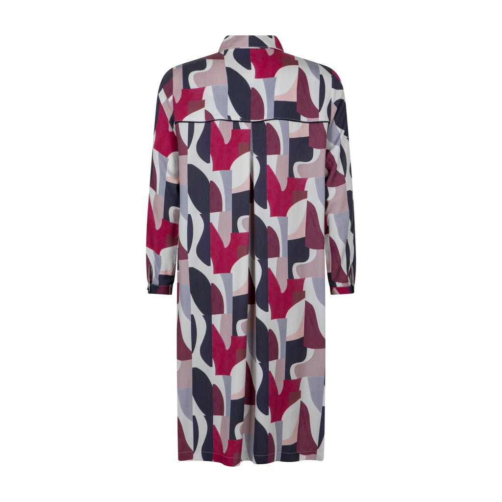 Jurken lange mouw blauw Verpass