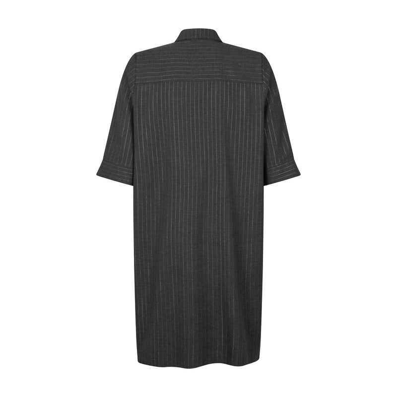 Jurken lange mouw grijs Verpass